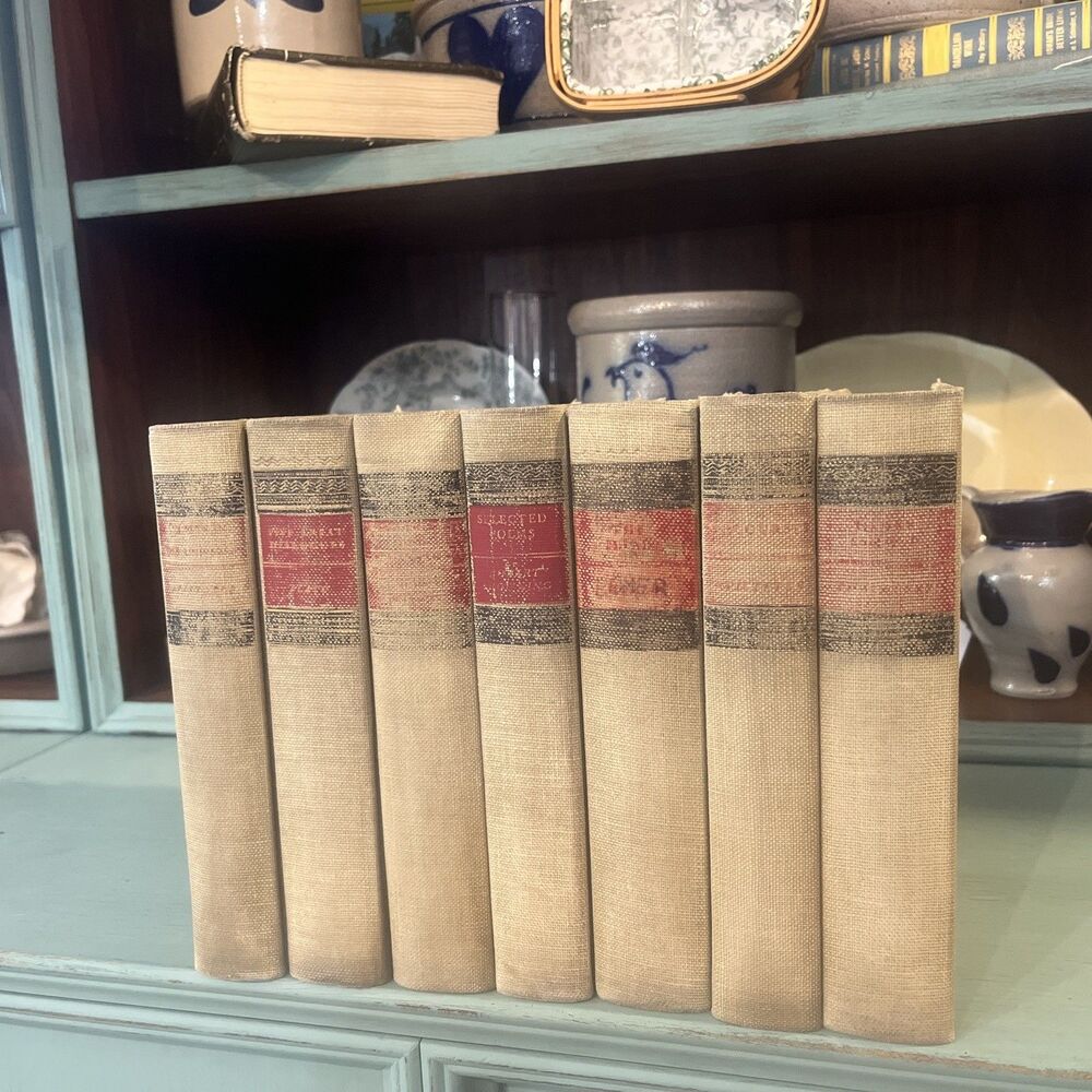 40s CLASSICS CLUB-Walter J. Black-Lot of 7-ANCIENT WRITERS-Epictetus-Plato ETC.
